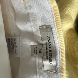 Banana Republic 2-piece linen suit. This was a one-time-use suit.